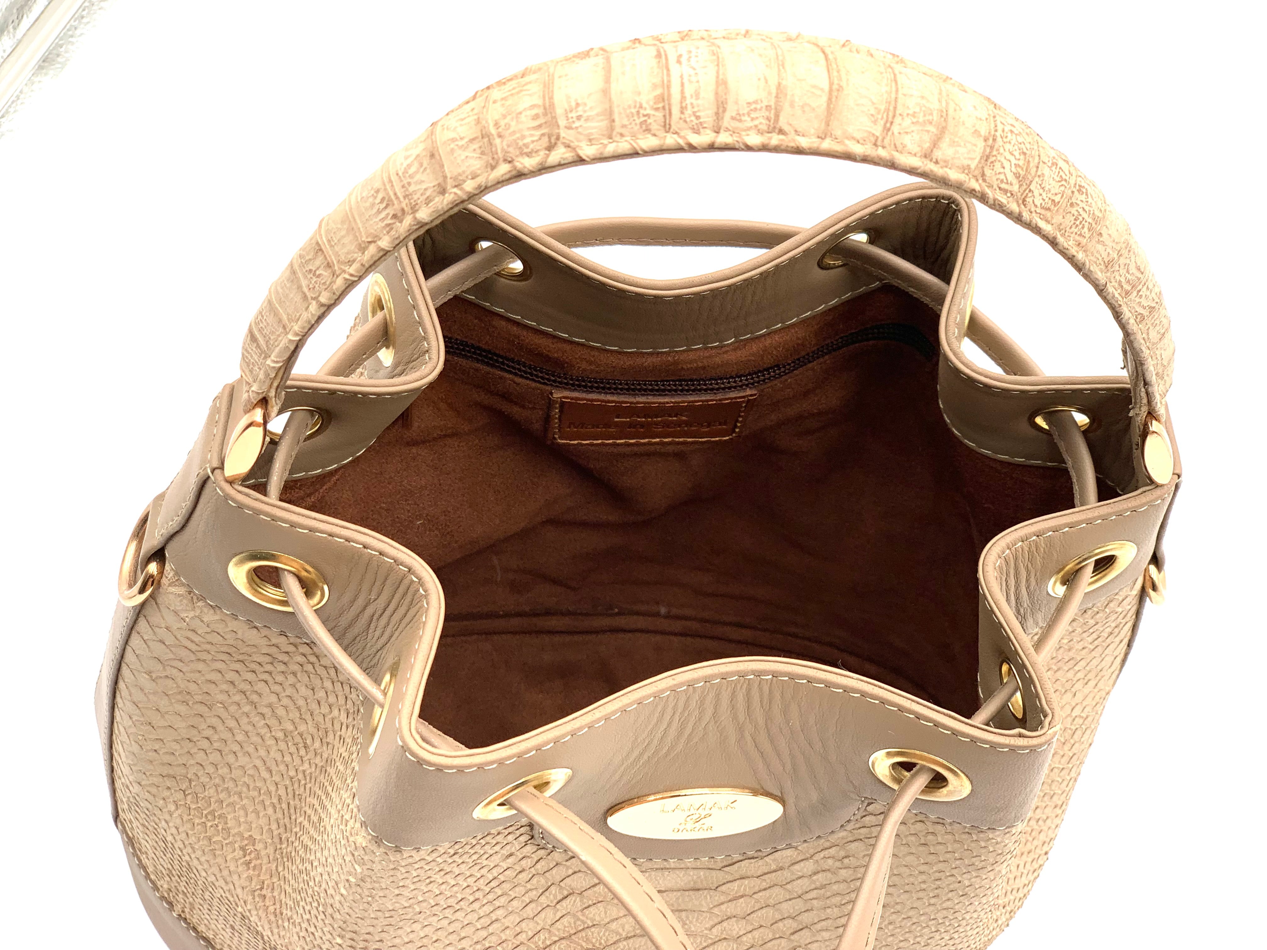 Rosa Serpent print Beige/Cream