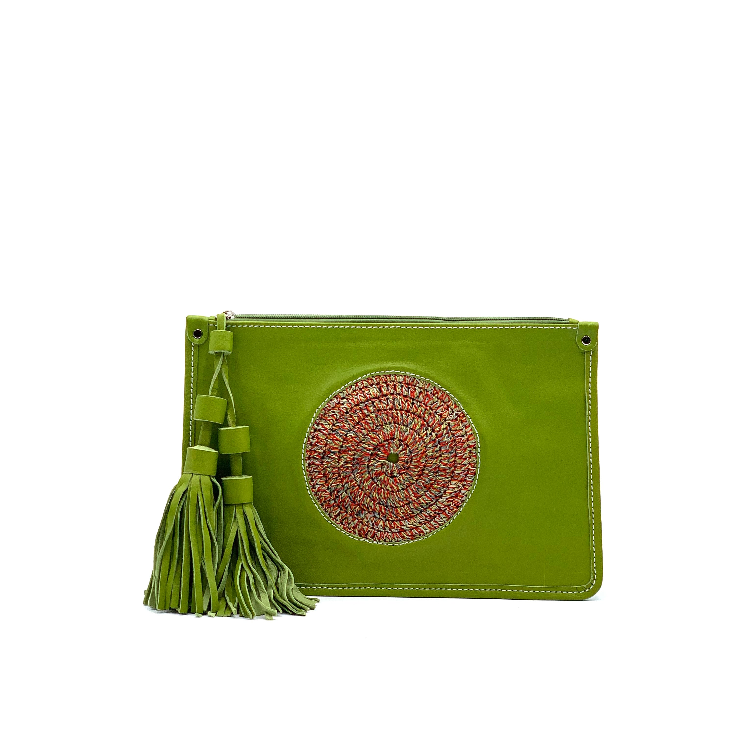 Kora clutch green