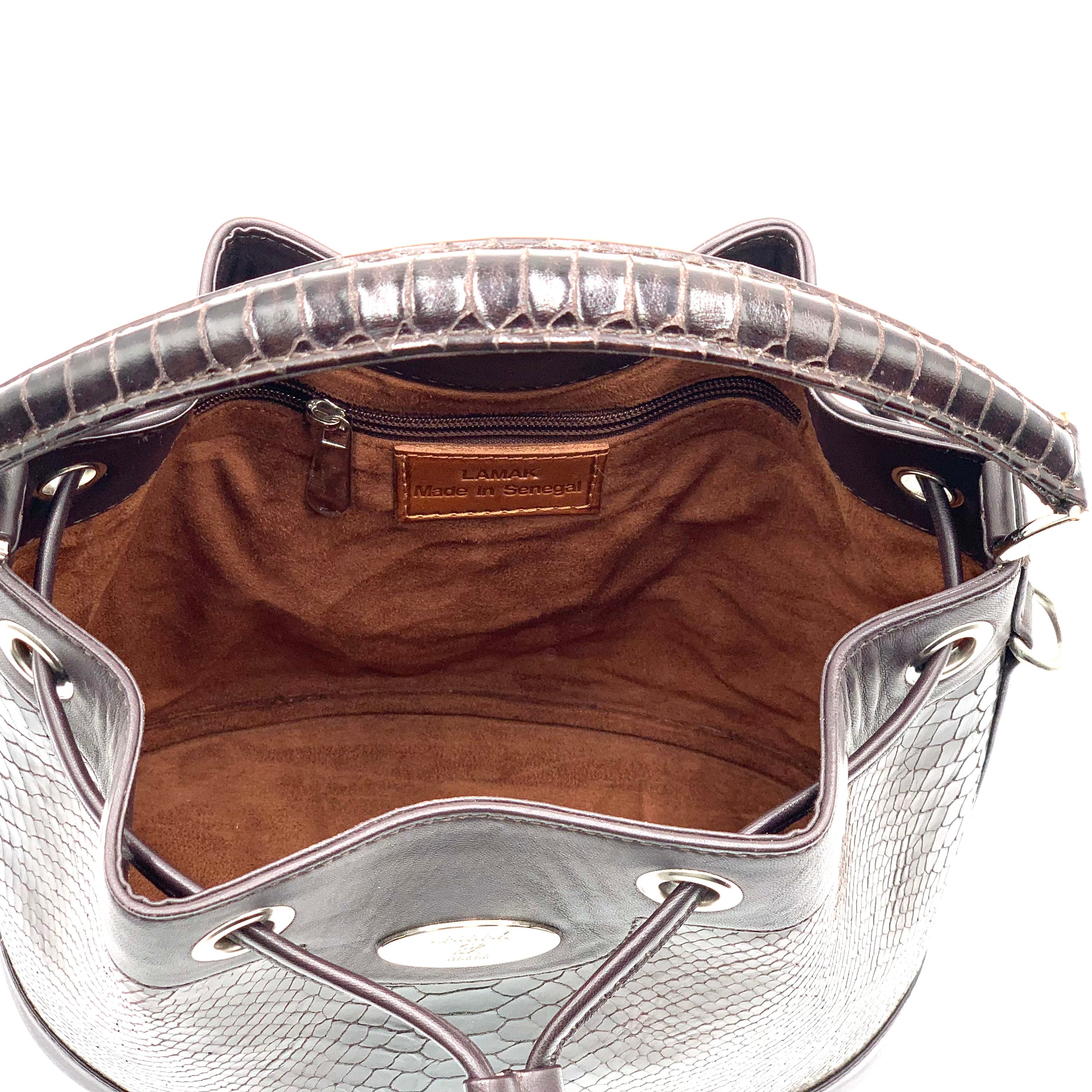 Rosa Serpent print Brown