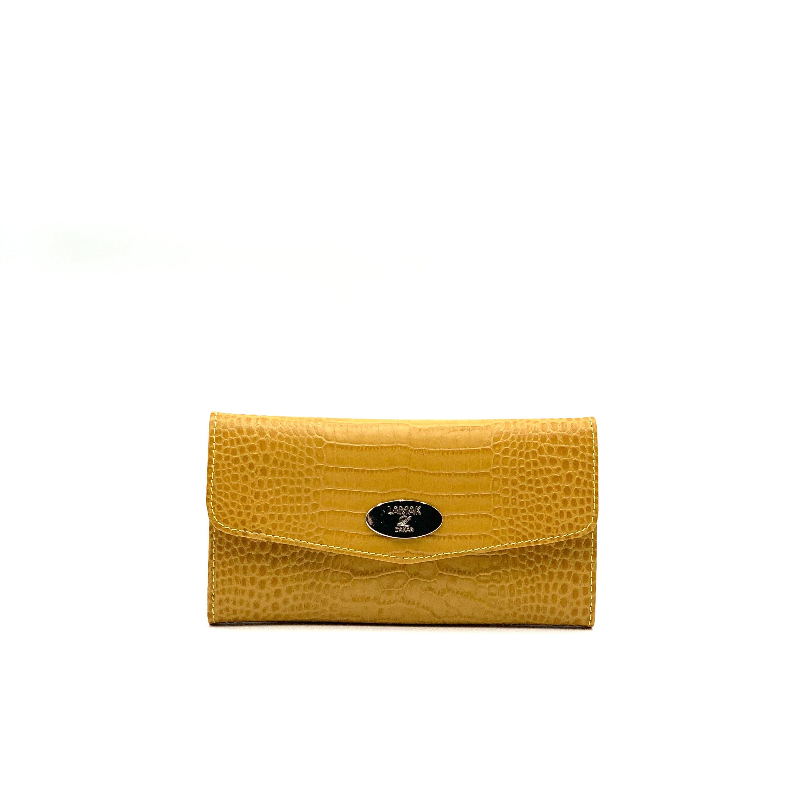 Nabou mustard yellow croco
