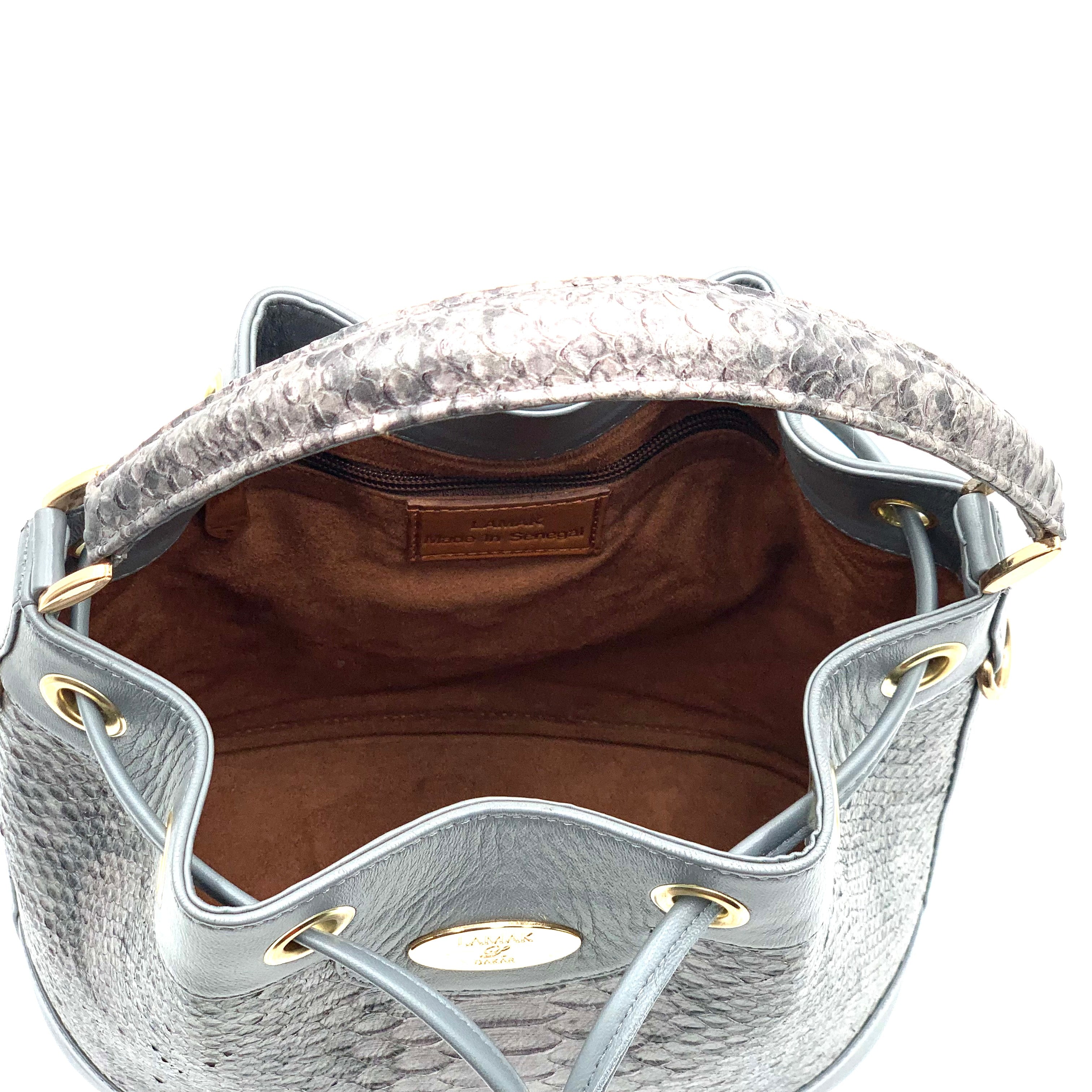 Rosa Serpent print grey