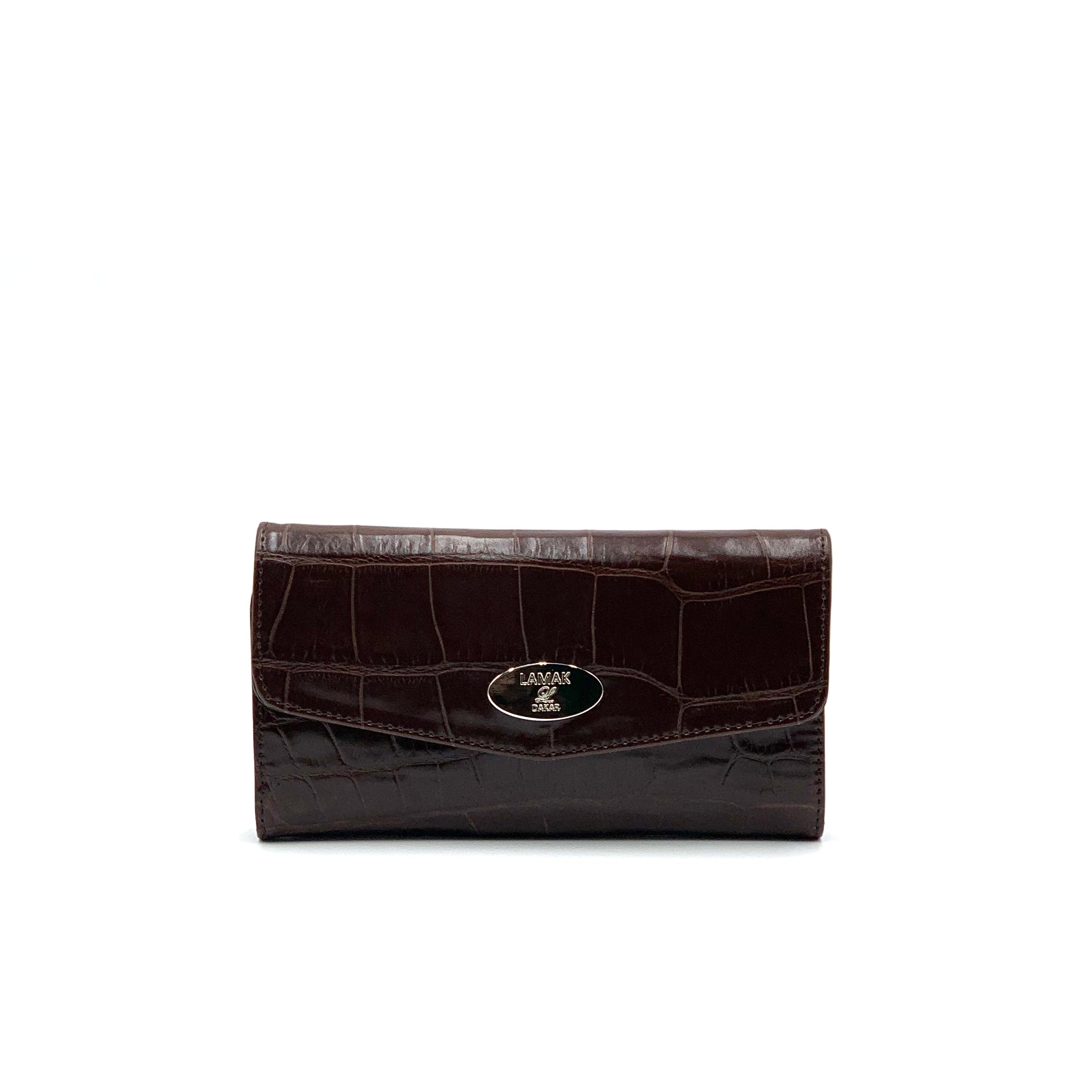 Nabou Croco Dark Brown