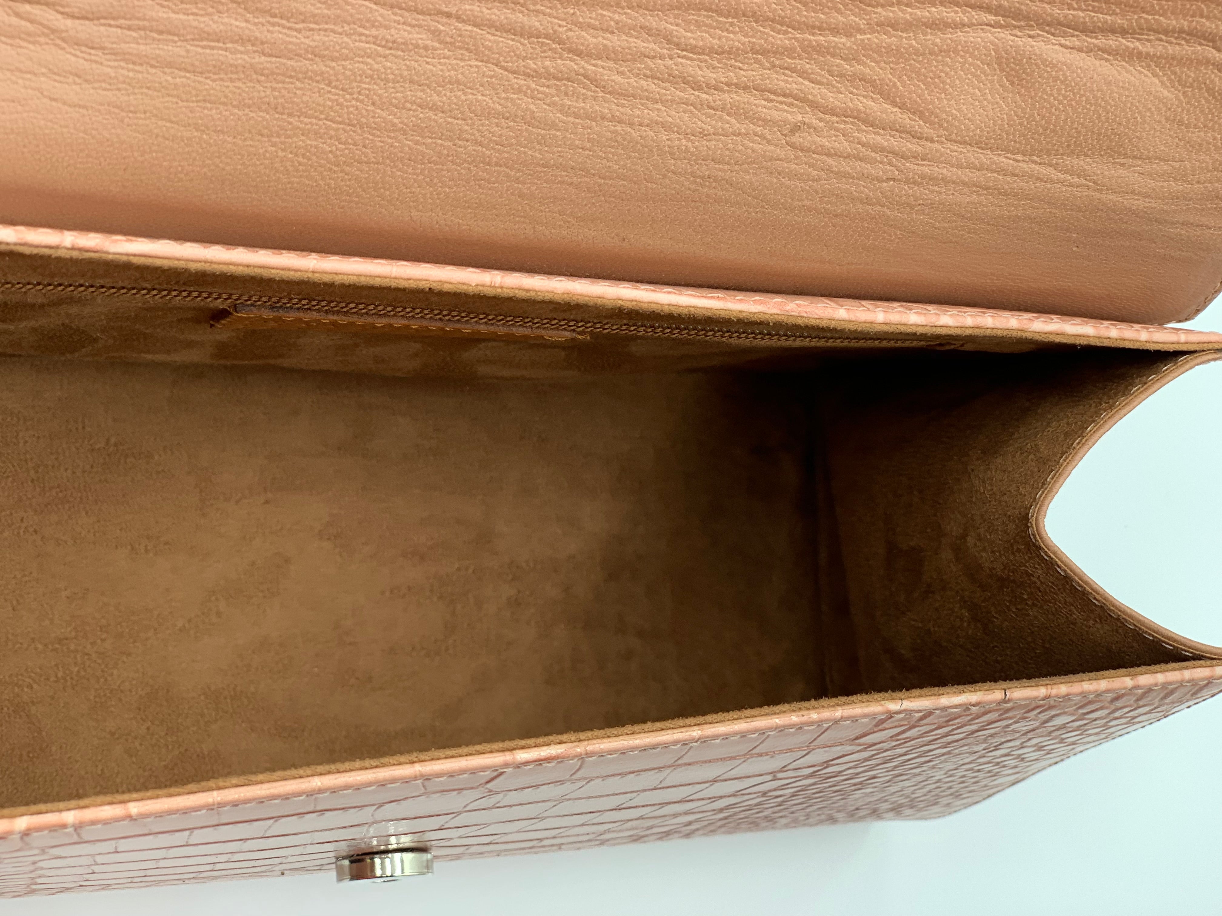 Aline Peach/Beige Croco