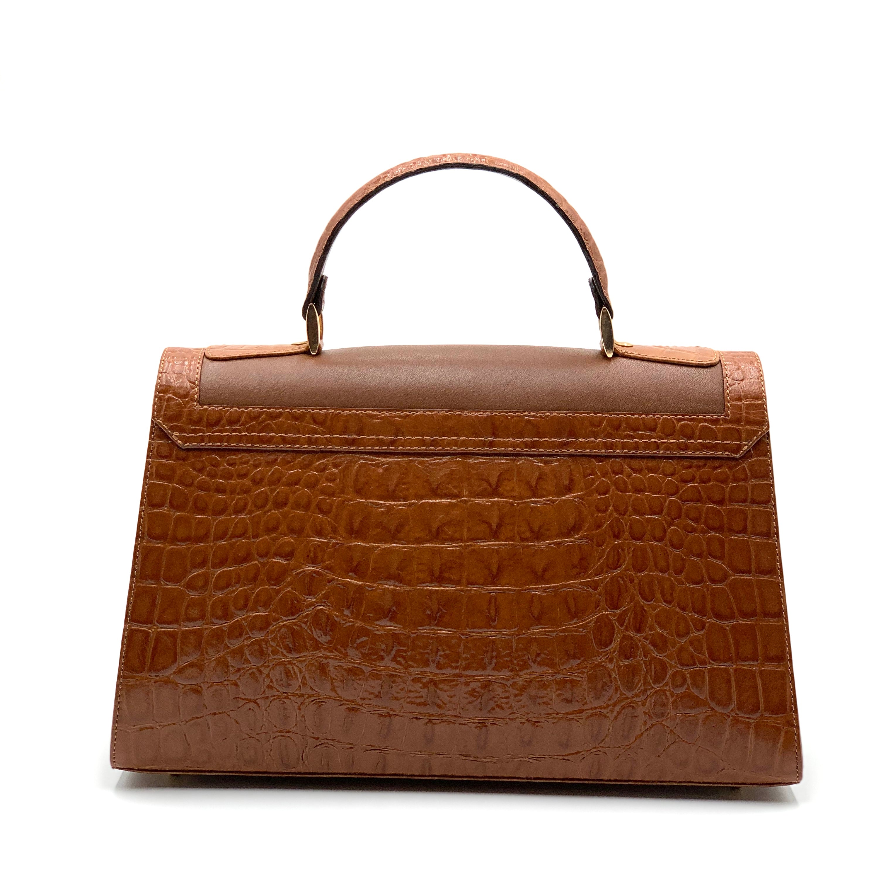 Aline Croco Camel/Gold