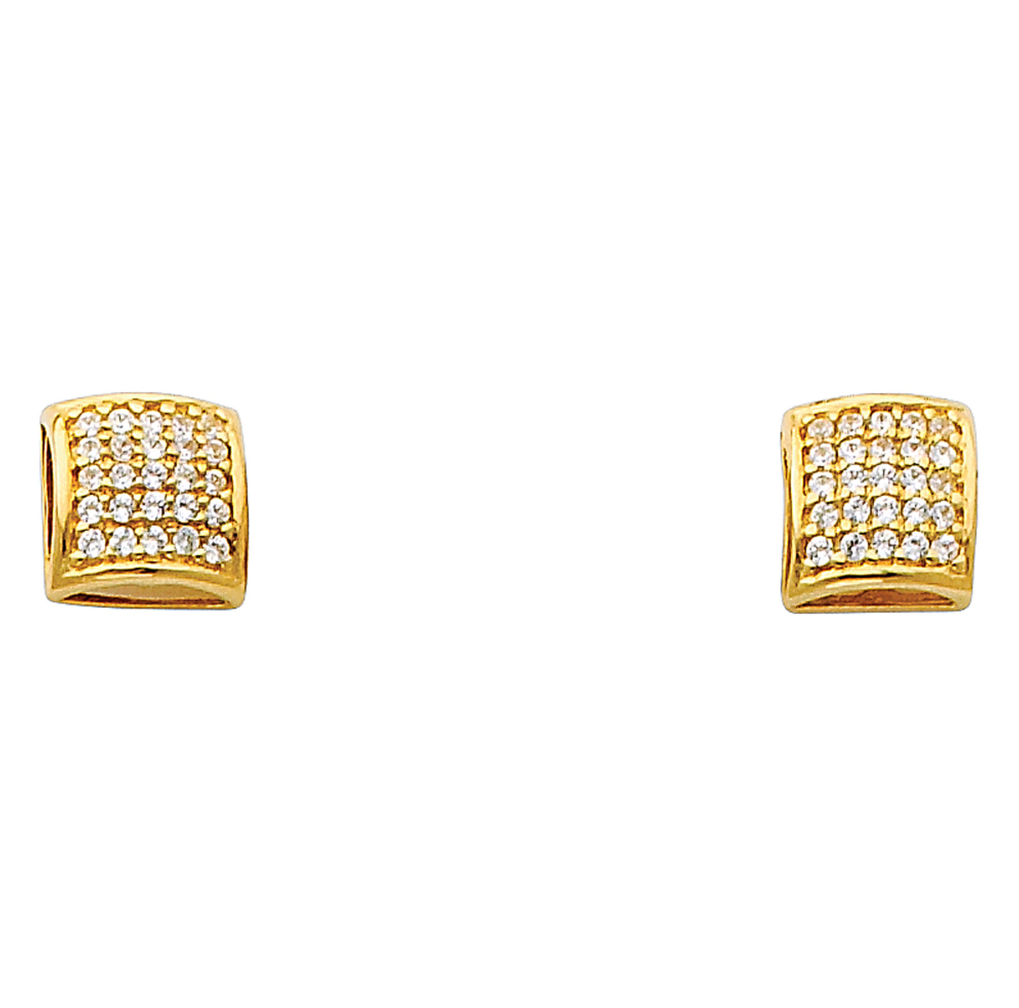 14KY Fancy CZ Earrings