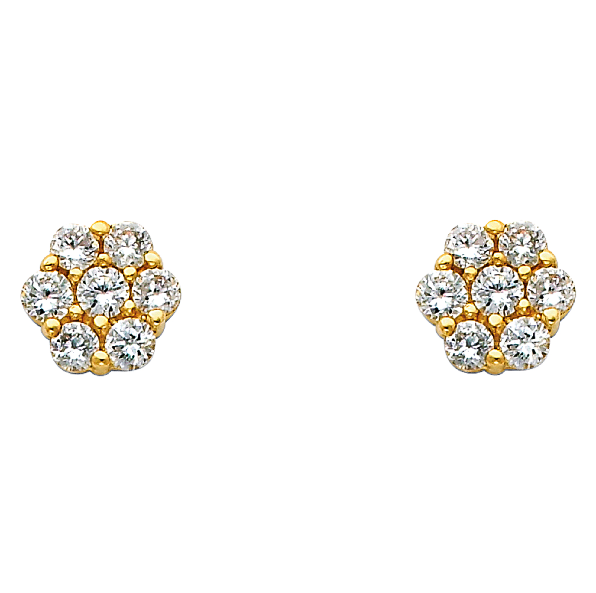 14KY CZ Earrings
